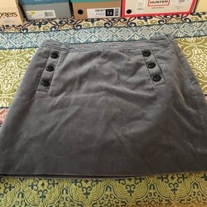 BR velvet mini skirt. Sz 12.